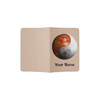 Sun and Moon Yin Yang Passport Holder