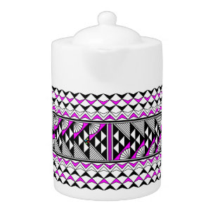 Sun and Rain in Pink Teapot