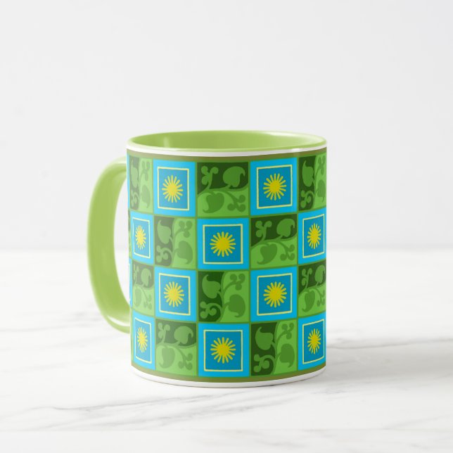Sun and Shade Two-Tone Coffee Mug (Front Left)