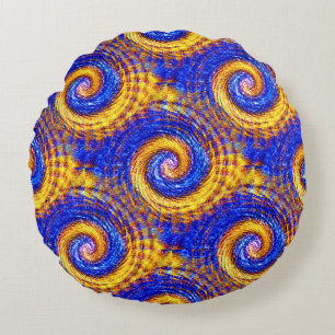 Sun and Skies...... Round Pillow