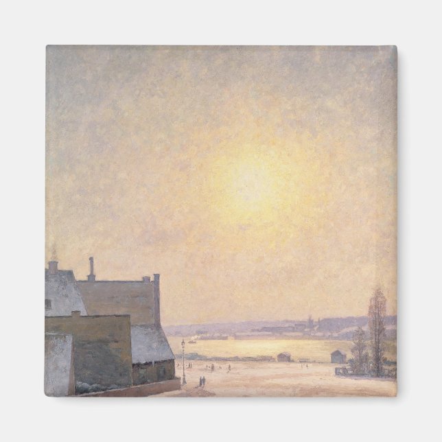 Sun and Snow, Scene from Stockholm Magnet (Front)