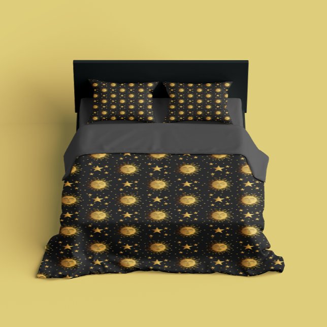 Sun and Stars Duvet Cover (Creator Uploaded)