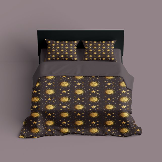 Sun and Stars Duvet Cover (Creator Uploaded)