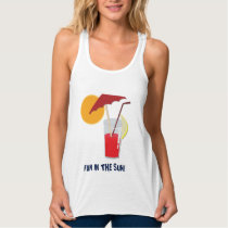 Sun and Summer Drinks Fun Beach Tshirt