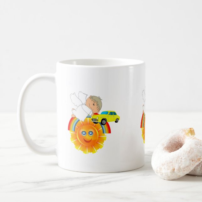 Sun Angel Rainbow Mug (With Donut)