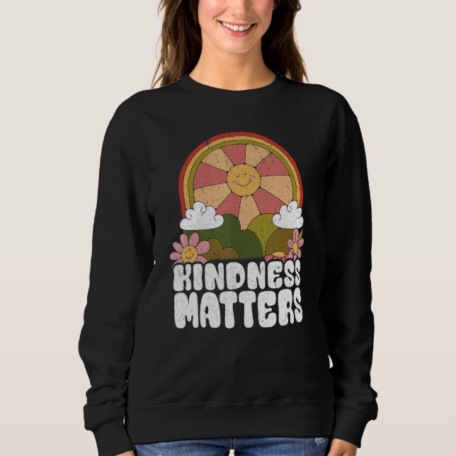 Sun Anti Bullying Rainbow Kindness Matters Sped Te Sweatshirt (Front)