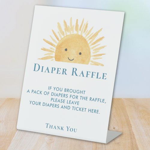Sun Baby Shower Diaper Raffle