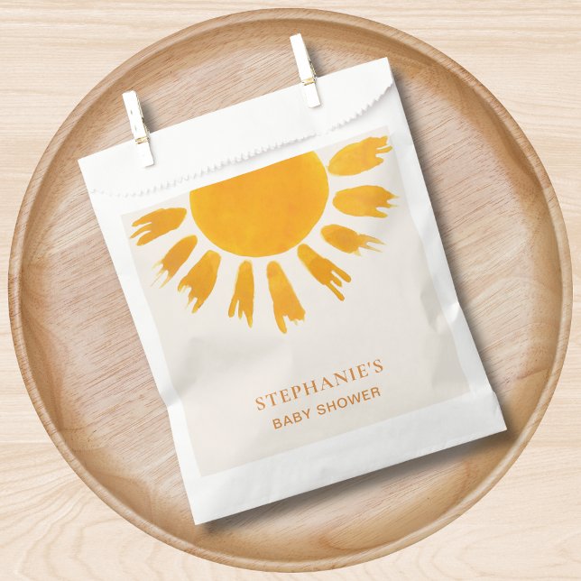 Sun Baby Shower Favor Bag (Creator Uploaded)