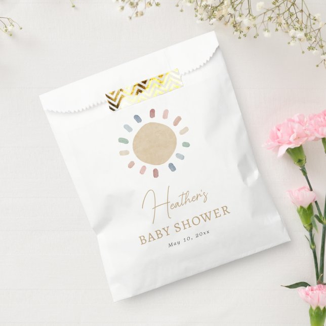 Sun Baby Shower Favor Bag (Sealed)