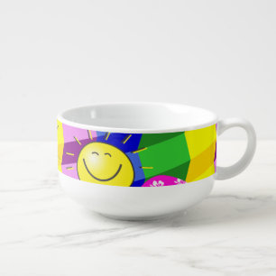 Sun Beach Fun Soup Mug