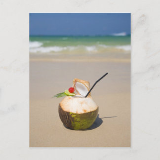 sun beach thailand postcard