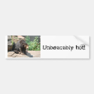 Sun Bear Bumper Sticker