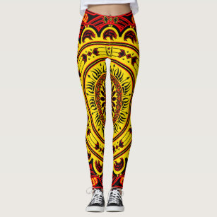 Leggings Side, The indigenous design is Dolphin by Bundar…, Arrde Em