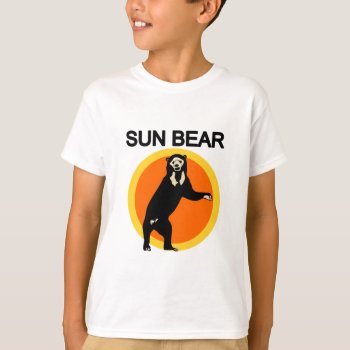 Sun Bear T-shirt by BestLook at Zazzle