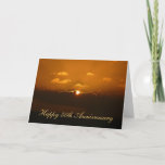 Sun Behind Clouds Anniversary Card