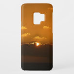 Sun Behind Clouds I Orange Sunset Photo Case-Mate Samsung Galaxy S9 Case