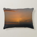 Sun Behind Clouds II Seascape Accent Pillow