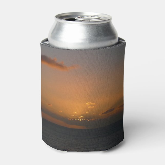 Sun Behind Clouds II Seascape Can Cooler (Can Front)