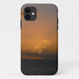Sun Behind Clouds II Seascape iPhone 11 Case