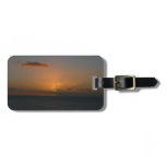 Sun Behind Clouds II Seascape Photography Luggage Tag