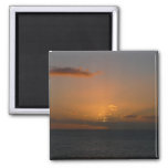 Sun Behind Clouds II Seascape Photography Magnet