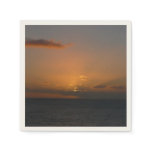 Sun Behind Clouds II Seascape Photography Napkins