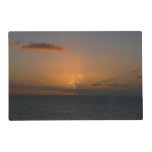 Sun Behind Clouds II Seascape Photography Placemat