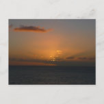 Sun Behind Clouds II Seascape Photography Postcard
