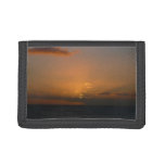 Sun Behind Clouds II Seascape Photography Trifold Wallet