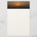 Sun Behind Clouds II Seascape Stationery