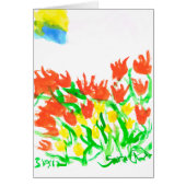 Sun Behind The Clouds Card (Front)