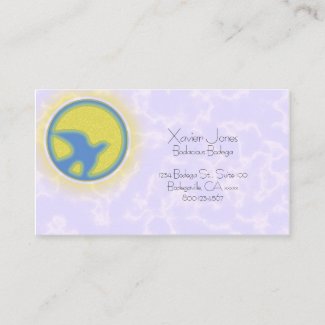 Sun Bird 1a personalized business card
