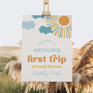 Sun Birthday Welcome Sign