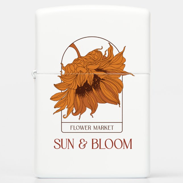 Sun & Bloom Zippo Lighter (Front)