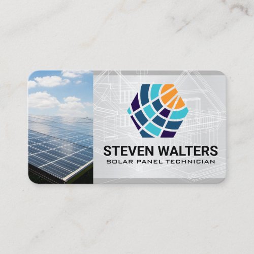 Sun Blueprints | Solar Tech | Energy Business Card