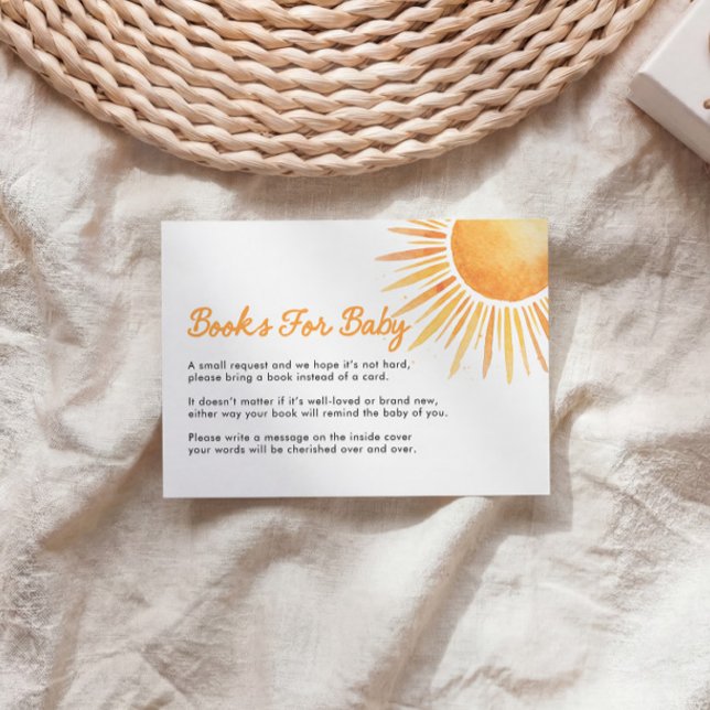 Sun Books for Baby Card (Creator Uploaded)