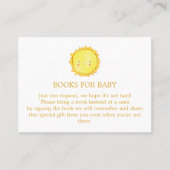 Sun Books for Baby Enclosure Card  (Front)