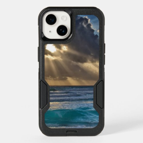 Sun Breaking Through Clouds Over Sea OtterBox iPhone 14 Case
