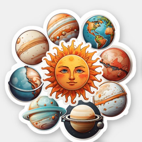 Sun Buddy Sticker