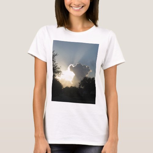 Sun Burst Through the Clouds T_shirt