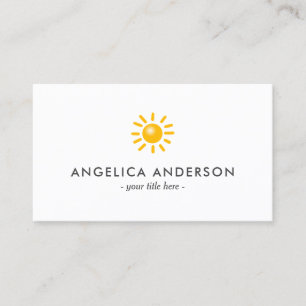 Sun Business Card