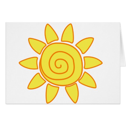 Sun Cards (Front Horizontal)