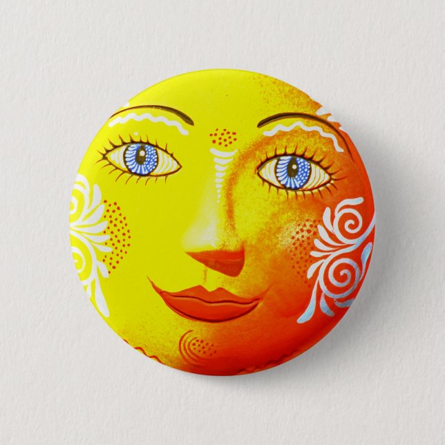 Sun Ceramic Button (Front)