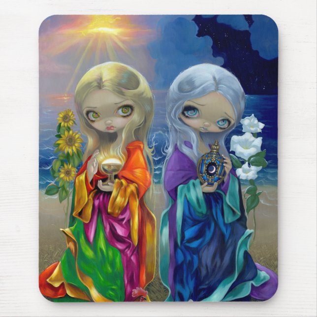 "Sun Child and Moon Child" Mousepad (Front)