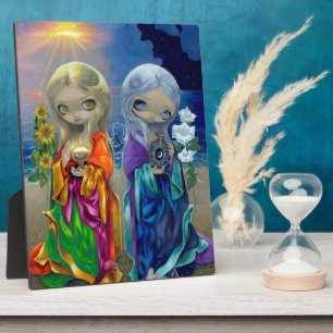 "Sun Child and Moon Child" Plaque