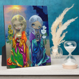 "Sun Child and Moon Child" Plaque
