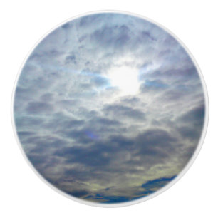 Sun Clouds Door Knob