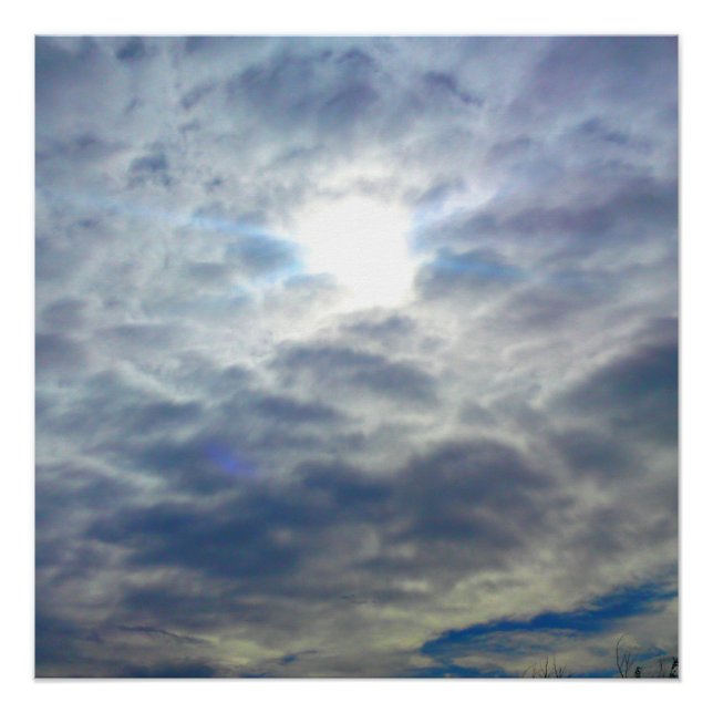 Sun Clouds Perfect Poster (Front)