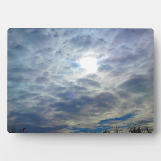 Sun Clouds Photo Plaque (Front)