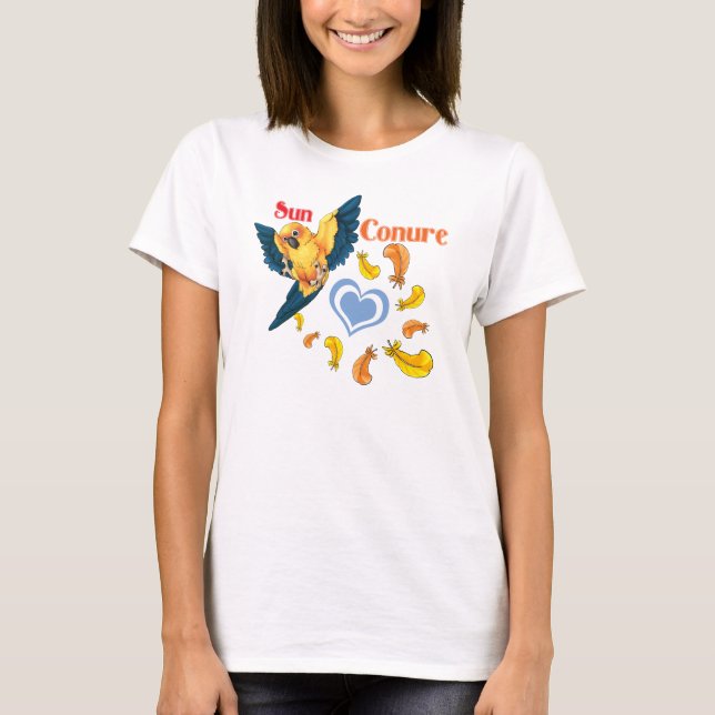 Sun Conure Cutie T-Shirt (lt) (Front)